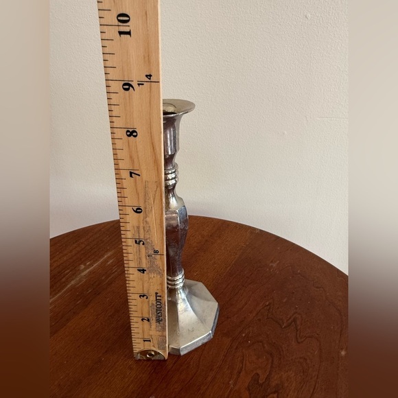 Vintage Silver Candlestick 8.5” - Picture 7 of 8